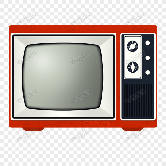 老式欧美电视机图片