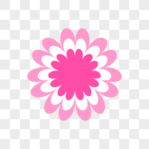 五月五节人物粉色可爱花瓣图片