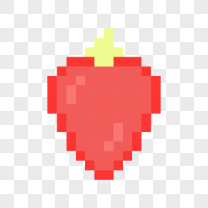 像素游戏水果红色草莓图片
