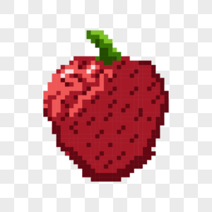 像素游戏水果红色草莓图片