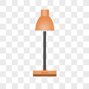 橙色照明电器台灯图片