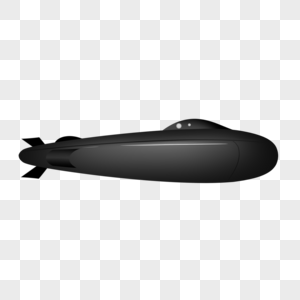 简约潜水艇潜水工具平面剪贴画图片