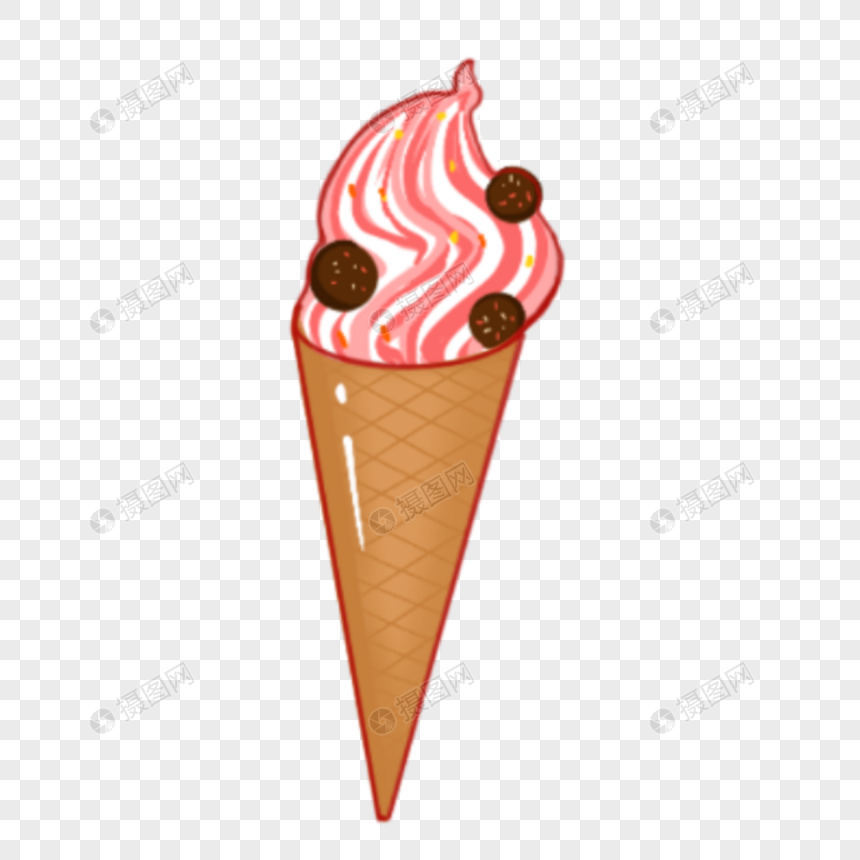 夏季可爱卡通美味冰激凌图片