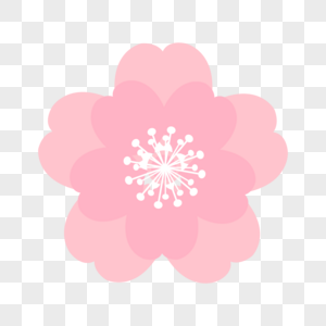 手绘粉色水彩樱花花瓣图片