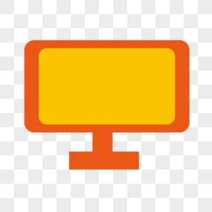 黄色橙色卡通电脑剪贴画图片