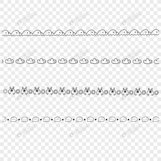 装饰分界线涂鸦边框可爱图片