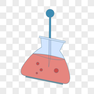 科学教育元素绿色吸管量杯图片