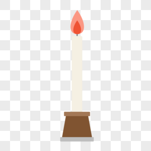 濯足节圣餐棕色烛台白蜡烛高清图片
