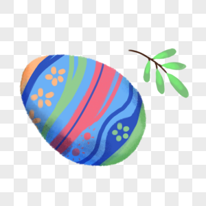 复活节彩色蛋壳装饰图片