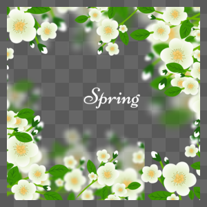 春天花装饰图片