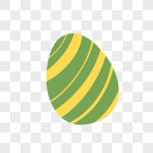 波斯新年黄绿条纹彩蛋图片