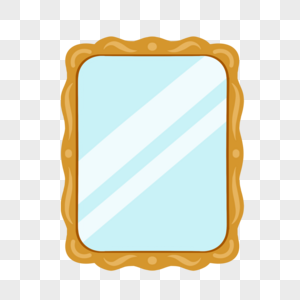 伊朗新年卡通玻璃镜子图片素材