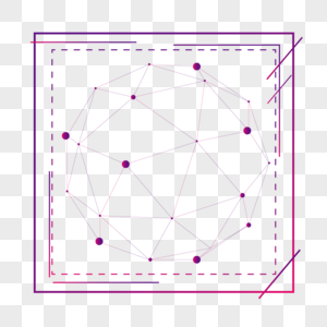 简单的抽象几何边框图片