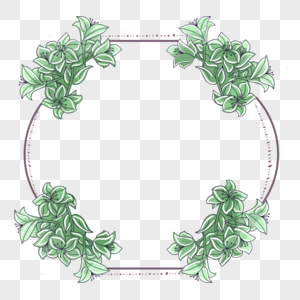 百合装饰框架图片