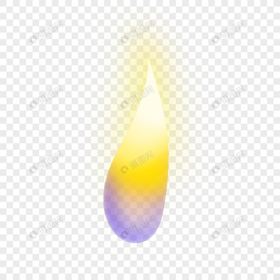 燃烧的白黄紫色火焰图片