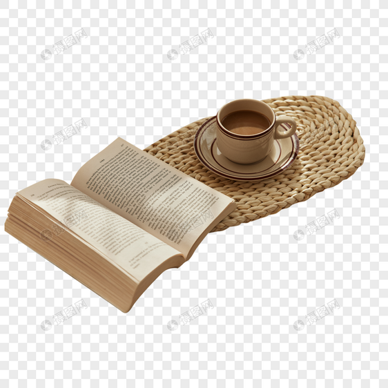 咖啡与书本图片