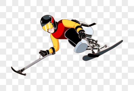 高山滑雪比赛高清图片