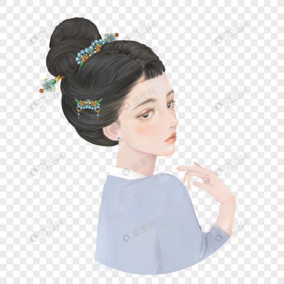 汉服女生图片