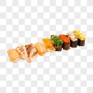 各种口味的手握寿司高清图片