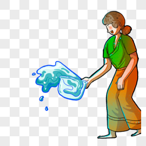 泼水节节元素