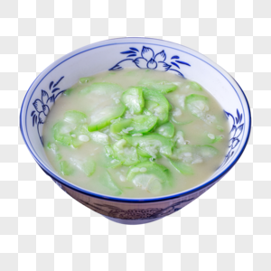 丝瓜汤素材素菜汤高清图片