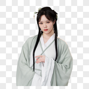 唯美传统古装汉服美女图片