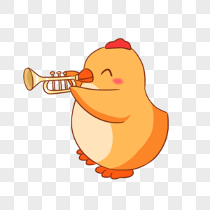 小鸡漫画图片元素