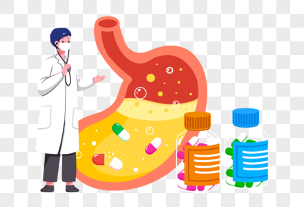 胃部医疗消化器官高清图片