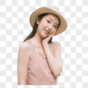 夏日美女古镇图片