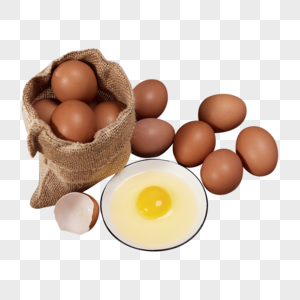 农家土鸡蛋和鸡蛋黄图片