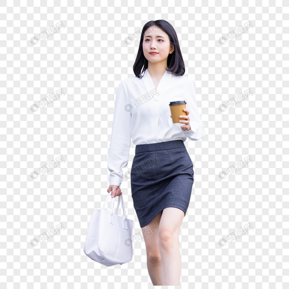 城市职场女性白领上班图片