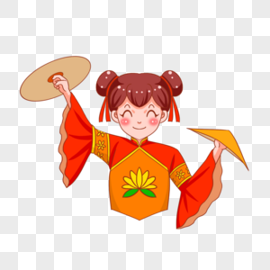 二人转女孩图片素材