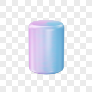 c4d彩色圆柱体图片素材