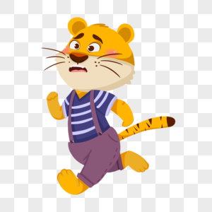 奔跑的老虎图片素材