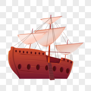 帆船木船海航日高清图片