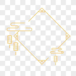 金色国风边框高清图片