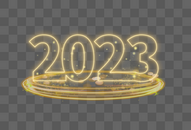 2023金色系创意艺术字设计元素图片