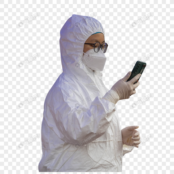 核酸检测点正在核验核酸码的医务人员图片