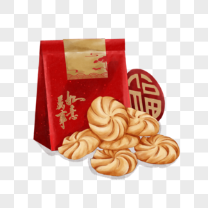 春节年货饼干高清图片