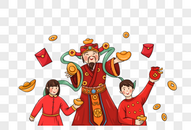 接财神图片