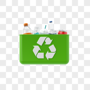 3D绿色回收可循环高清图片