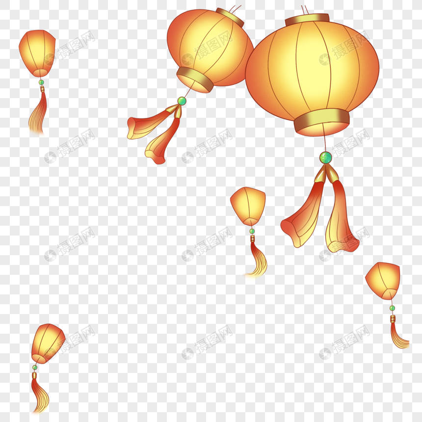 灯笼元素素材下载-正版素材402421966-摄图网