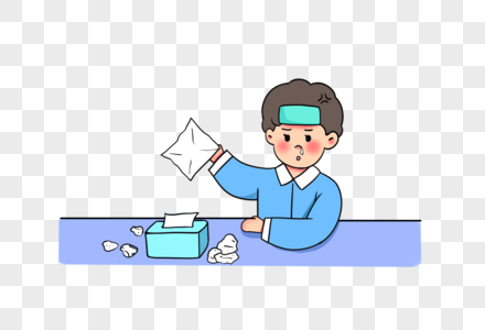 火柴人.失声的男孩素材