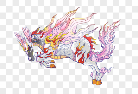 天马卡通图片