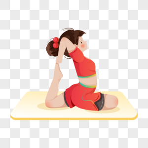 女孩练瑜伽练瑜伽的女人高清图片