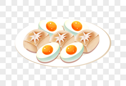 咸鸭蛋食物烤鸭蛋高清图片