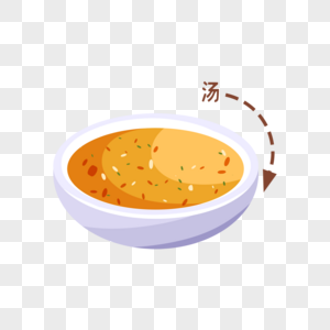 美味浓汤食物暖汤高清图片