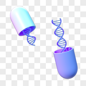 3D基因胶囊高清图片