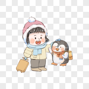 企鹅和小土豆高清图片