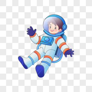航天员太空人可爱人高清图片